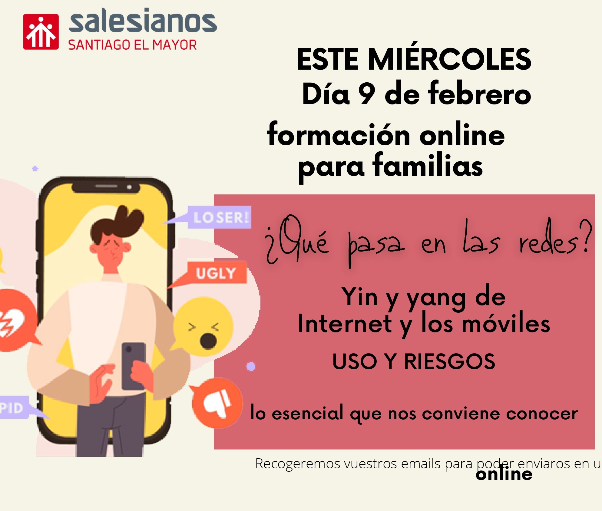 ¿QUÉ PASA CON LAS REDES? FORMACIÓN PARA FAMILIAS