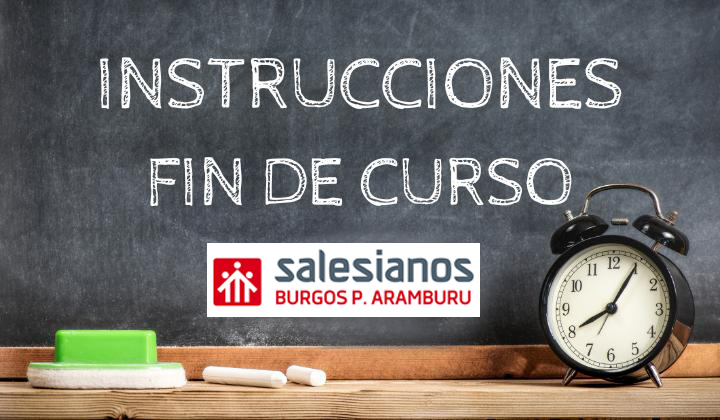 FECHAS FIN DE CURSO